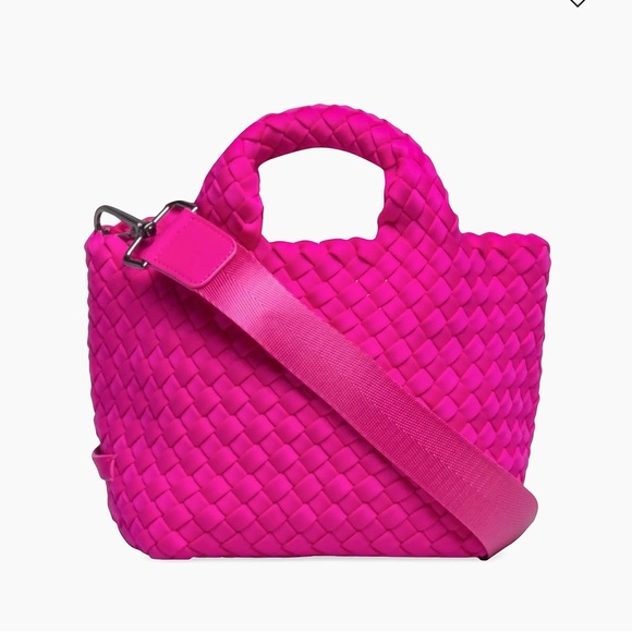 Naghedi Handbags - Naghedi St. Barths Small Tote with strap and matching pouch. EXCELLENT Condition